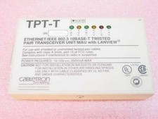 Cabletron TPT-T 10BASE-T Ethernet Twisted Pair Transceiver MAU Lanview AUI picture