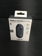 Genuine LOGITECH PEBBLE MOUSE 2 M350s Mouse (BLACK) 910-007024 Brand New picture