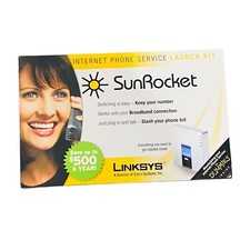 Linksys SunRocket Internet Phone Service Launch Kit 2PA2102-R1 picture