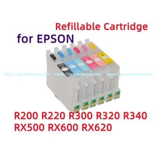 Empty Refillable ink cartridge Stylus Photo R200 R220 R300 R300M R320 R340 T048* picture
