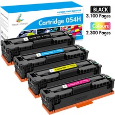 4 PACK CRG 054 054H Toner Cartridge For Canon Color ImageCLASS LBP622Cdw Toner picture
