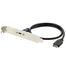 USB 3.1 Type E PCI-E Front Panel Header to Type C Female Gen 2 Extension Cable picture