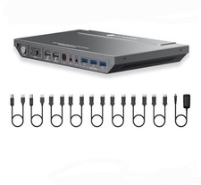 AV Access 8KSW21DP-DM 8K 60Hz 2x1 Dual Monitor DisplayPort KVM Switch USB 3.0 picture
