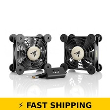 AC Infinity MULTIFAN S5 Dual 80mm USB Fan with Speed Controller picture