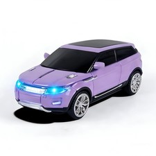 Wireless Mouse Cute Purple Car Mice, Portable Compact Novelty small, picture