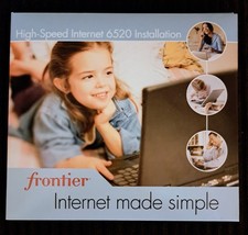 Frontier SpeedStream 6520 Modem High Speed Internet Installation CD picture