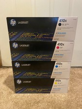 Genuine OEM HP 410X High Yield Toner Cartridge Set CF410X CF411X CF412X CF413X picture