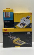 Kodak Instant Dock PD460 & Dock Era D600 Photo Printer Lot + 80 Sheets Paper picture