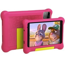 Kids Tablet 7/10 inch Android 13 Tablets 32/64GB with Shockproof Blue ＆ Pink picture