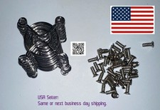 LOT OF 10 FAN GUARDS / GRILLS 40MM WITH SCREWS picture
