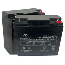 APC DLA1500RMT5SU Battery Replacement Kit - 2 Pack 12V 18AH UPS Series picture