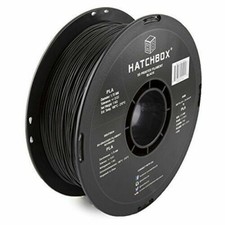 HATCHBOX PLA 1.75 mm 3D Printer Filament in Black, 1kg Spool picture