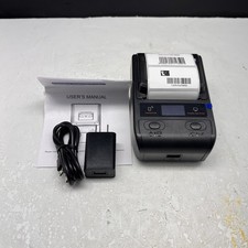 Black Netum G5 Bluetooth Wireless USB Portable Label Printer C5 picture
