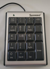 Sunreed USB Numeric Keypad Portable Mini Number Pad Keyboard 19 Keys picture