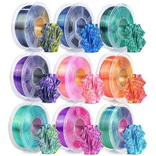 JAYO SILK PLA+ 3D Printer Filament 1.75mm Dual-Color/Triple-Colour Shiny 1.1KG picture