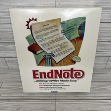 Endnote Bibliographies Made Easy Software for Windows (1999) NEW SEALED picture