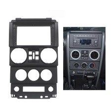 9''Car Radio Stereo Fascia Frame Dash Panel Trim Bezel for Jeep Wrangler 2008... picture