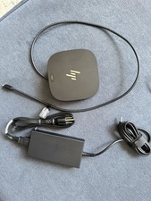 HP HSN-IX02 L75125-001 USB-C Dock G5 Universal Docking Station + 120w AC Adapter picture