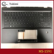 MS-1591 MS-1592 FOR MSI Summit E16 Black C Shell Palmrest Backlit Keyboard picture