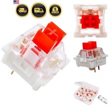 Red Switches 20 Pack, 3 Pin 45gf Linear/RGB/Dustproof/RGB Key Switch - Cherry... picture