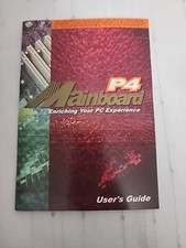 RARE VINTAGE OEM ECS P4VXASD2/4VXASD2+ & P4S5A2 MOTHERBOARD MANUALS 2 BOOKLET picture