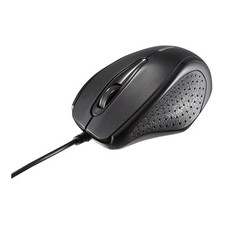 BUFFALO wired IRLED Standard mouse 3 button black 1.25m USB Cable BSMRU21BK NEW picture