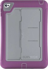 Griffin Survivor Slim Shell Series Case for iPad Mini Purple / Gray RC42627 picture