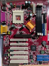 MSIVintage MSI K7T Turbo w/ AMD Athlon A1000A  MS-6330 K7T TURBO VER:3 excellent picture