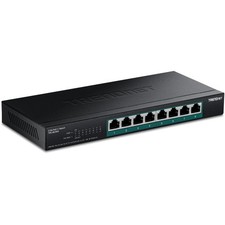TRENDnet 8-Port 2.5G PoE++ Switch, TPE-BG380, 8 x 2.5GB 8-Port, Black picture