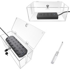 PILISPARK Cable Management Box Color Transparent picture