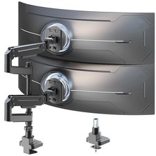 Dual Monitor-Arm Heavy-Duty for 17-49-inch Screens - Premium 49inch Steel picture