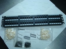 PANDUIT DP485E88TGY PATCH PANEL CAT 5E RACK MOUNT 48 PORT NIB picture