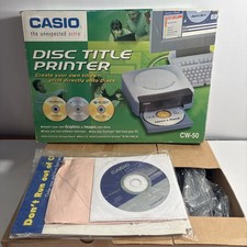 Casio CW-50 CD/DVD Disc Title Printer NOS picture