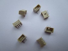 50 pcs Micro 1.25mm Pitch 3 Pin Right Angle Male Plug Connector New picture