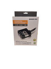 IOGEAR GCS42UW6 2-Port Compact USB VGA KVM Switch w/ Built-In Cables MAC OR PC picture