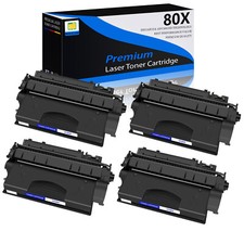 4 PACK High Yield CF280X Toner Cartridge for HP Laserjet Pro 400 M401dn M425dw picture