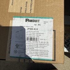 Panduit JP4W-X20 Wall Mount J-Pro Cable Support, Black, 10 Pc picture
