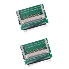 2 x CF Compact Flash Memory Card to 2.5-inch Male IDE 44PIN Adapter Converter picture