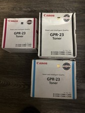 Canon Cartridge Set of Three GPR 23 Toner Cartridge New In Box  picture