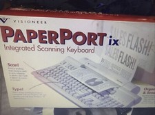 Visioneer PaperPort ix mechanical scanner/ keyboard  picture