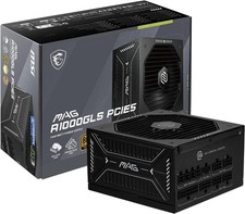 MSI MAG A1000GLS PCIE5, Fully Modular Compact Gaming 1000W Power Supply, 80+ picture