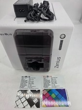 Evolis Zenius Color ID Card Printer Mag Encoder 16388 Clicks w/ Power Supply 1A picture