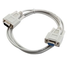 Gray 1.5 Meters DB9 9 Pin F to M Converter Extension Cable for Computer PC picture