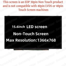 For HP 847654-007 B156XTN07.0 LCD Screen HD 1366x768 LED Display 15.6