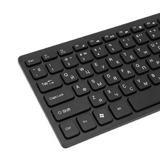 Slim Russian Keyboard Mouse Combo 78 Keys For PC Laptop Excellent picture