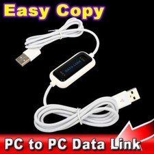 USB to USB Direct File Transfer Sync Data Link Cable Windows Computer PC to PC picture