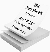 Thermal Printer Paper 8.5 X 11 Inch, 200 Sheets US Letter Thermal Paper picture