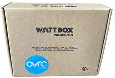 WattBox WB-300-IP-3, IP Controllable Power Conditioner-3 Outlet w/AutoReboot-NEW picture