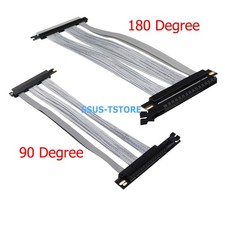 PCIE 4.0 16X Riser Cable Graphics Card Extension Cable 30cm 90 Degree/180 Degree picture