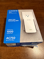 Linksys AC750 RE6300 WiFi Extender WiFi Range Extender Dual-Band 1,000 Sq. ft picture